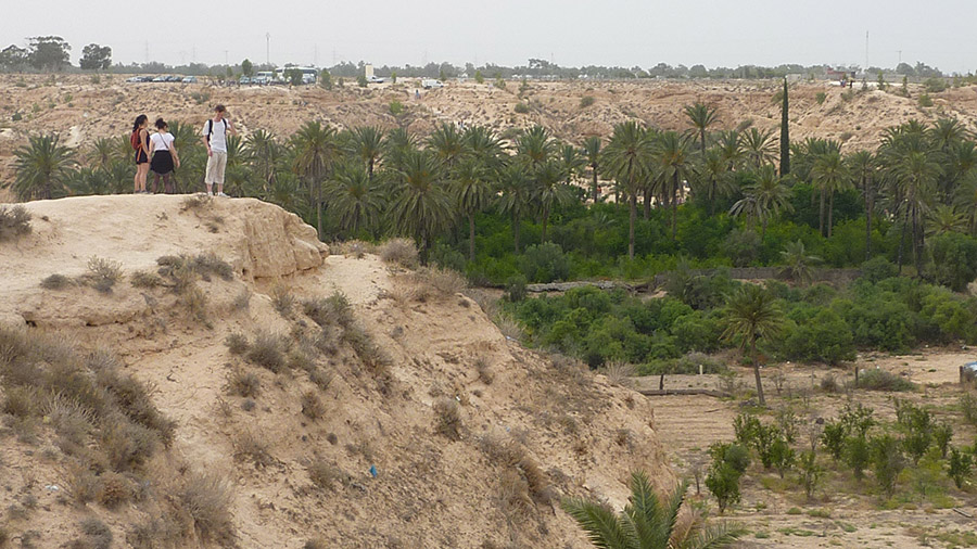 Point de vue sur l’oasis.